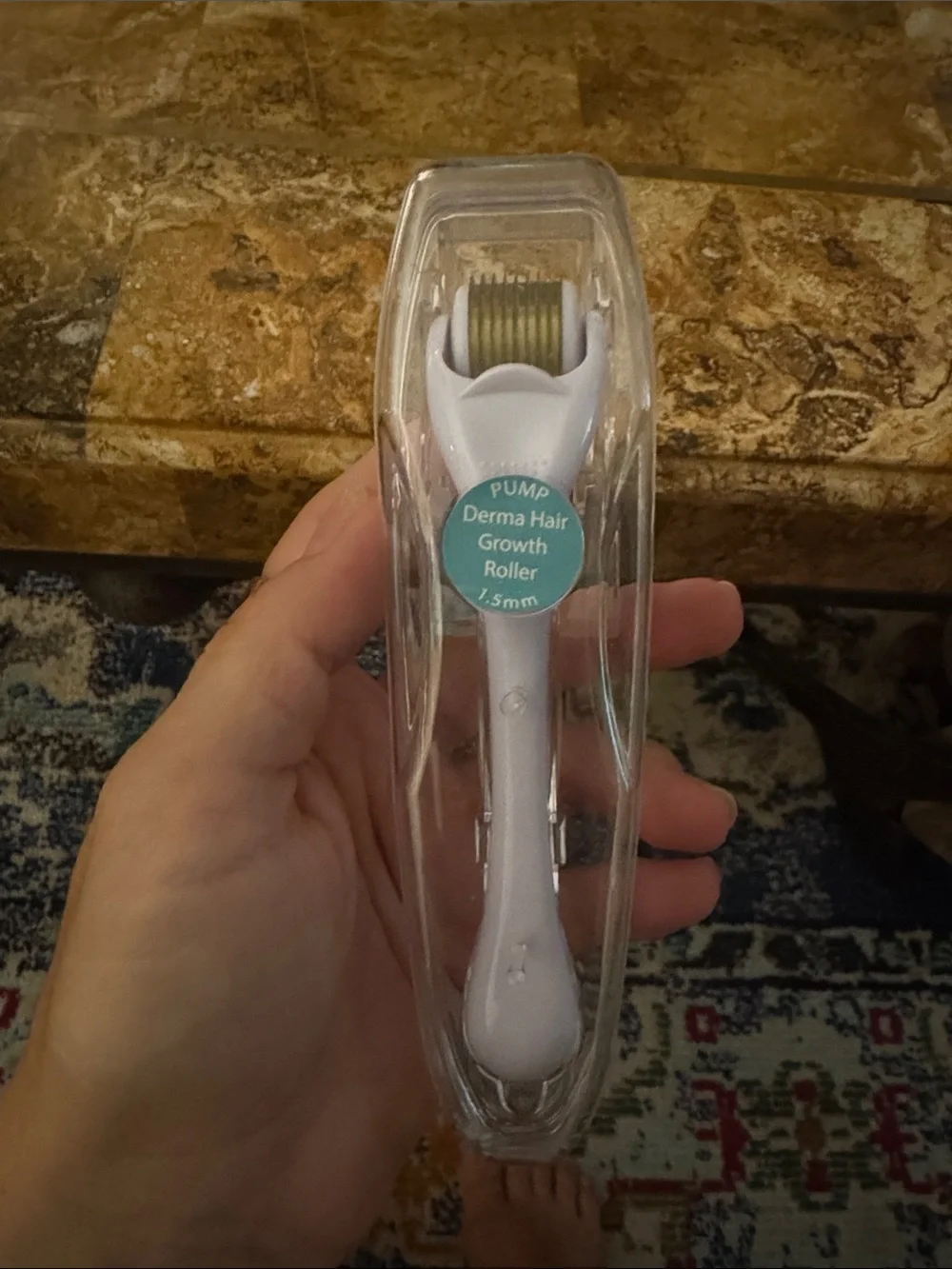 Derma Hair Growth Roller - White 1.5mm